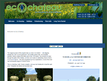 Tablet Screenshot of eco-chateau.com